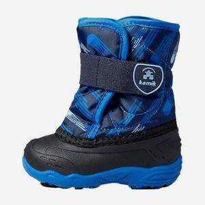 Kamik Kids Blue and Black Winter Snow Boot